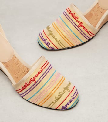 La Cruisette 75 espadrille wedges | Valentino Garavani
