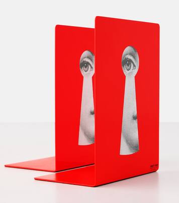 Serratura metal bookends | Fornasetti