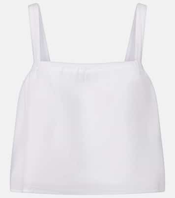 Top Andrea in voile di cotone e seta | Velvet