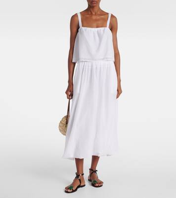 Top Andrea in voile di cotone e seta | Velvet