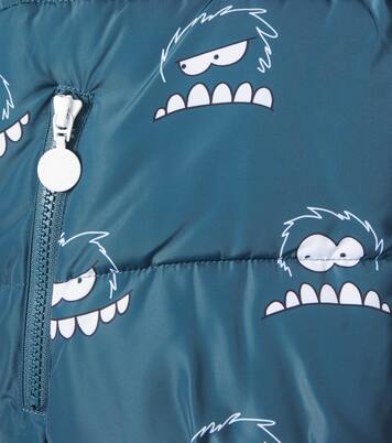 Printed quilted puffer jacket | Stella McCartney Kids