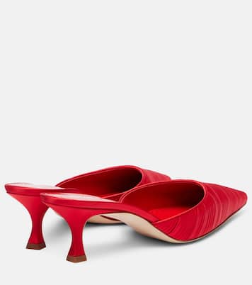Carolyne 50 satin muels | Manolo Blahnik