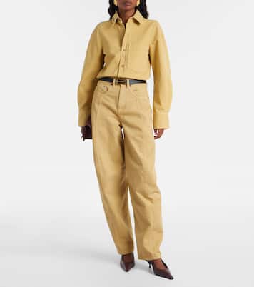 Jeans barrel a vita alta | Victoria Beckham