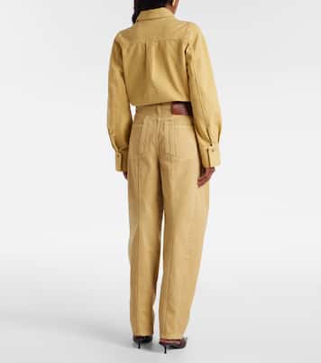 Jeans barrel a vita alta | Victoria Beckham