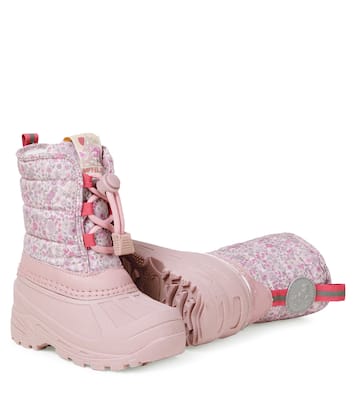 Botas Aleex con piel floral | Wheat