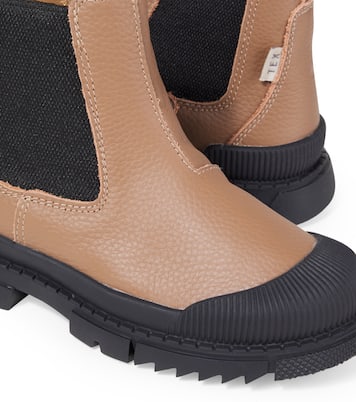 Bottines Chelsea Tex en cuir | Wheat