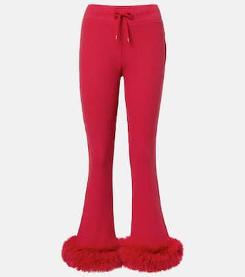 Pantalon capri à taille basse en coton | Balenciaga