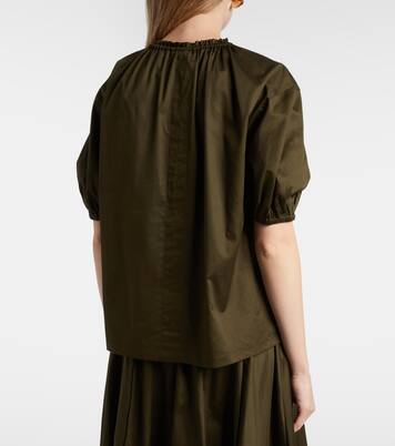 Nador cotton poplin blouse  | Joseph