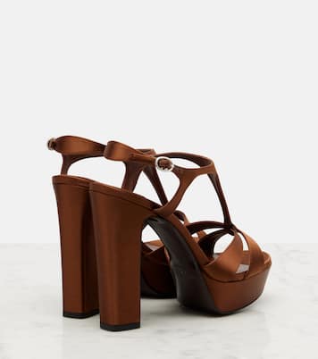 Kesia 120 satin platform sandals | Jimmy Choo