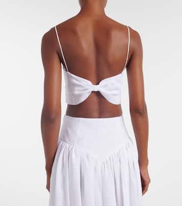 Top cropped Blazie in lino | Gabriela Hearst