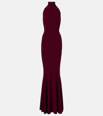 Turtleneck jersey gown | Norma Kamali