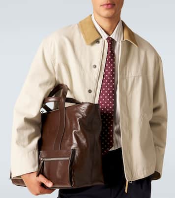 Racer 40 leather duffel bag | Métier