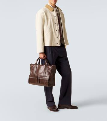 Racer 40 leather duffel bag | Métier