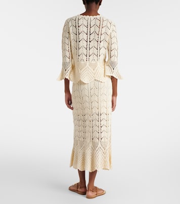 Midirock aus Häkelstrick | Zimmermann