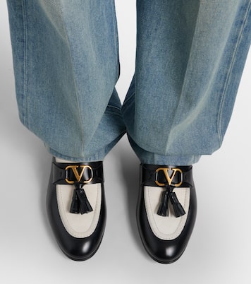 Loafers Vaniteux VLogo aus Leder | Valentino Garavani