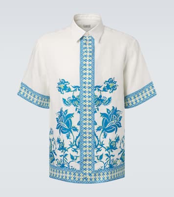 Camisa de lino floral | Etro