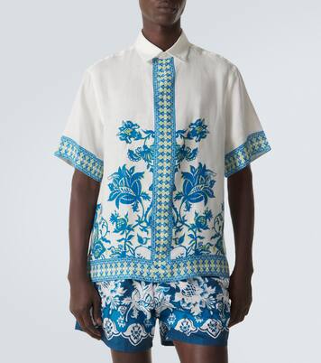 Camisa de lino floral | Etro