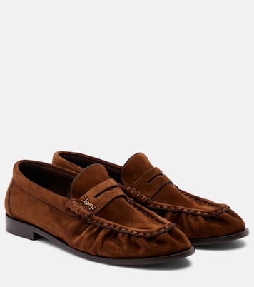 Le Loafer suede penny loafers | Saint Laurent