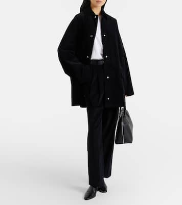 Weite Hose Deep Pleat aus Baumwoll-Cord | Toteme