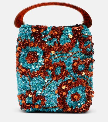 Henkeltasche Crisp Small mit Pailletten | Dries Van Noten