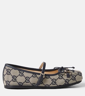 Ballerinas Horsebit GG aus Canvas | Gucci Kids