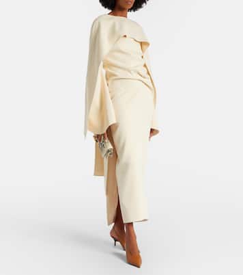 Clutch Sculpted Hand de piel grabada | Khaite