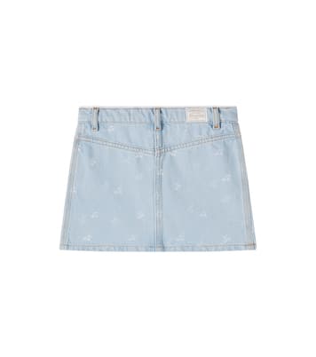 Gonna di jeans Tison con ricamo | Bonpoint