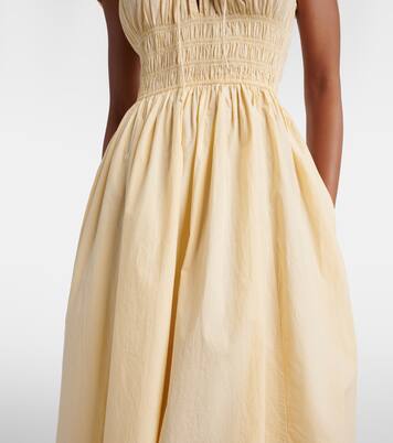 Quinn cotton poplin midi dress | Dôen