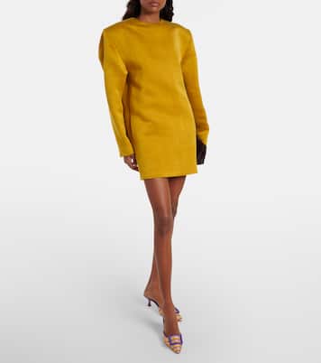 Maysalebi striped leather-trimmed mules | Manolo Blahnik