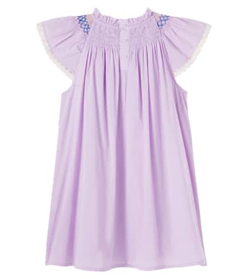 Besticktes Kleid Edith aus Baumwolle | Louise Misha