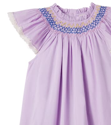 Besticktes Kleid Edith aus Baumwolle | Louise Misha