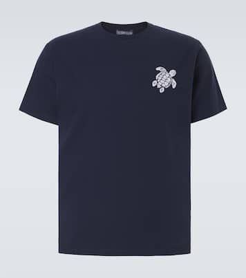 Camiseta de jersey de algodón bordada | Vilebrequin