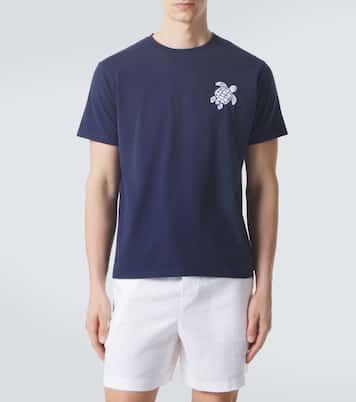 Camiseta de jersey de algodón bordada | Vilebrequin