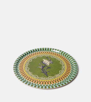 Nymph Bloom floral birch tray | La DoubleJ