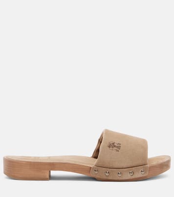 Suede clogs | Brunello Cucinelli