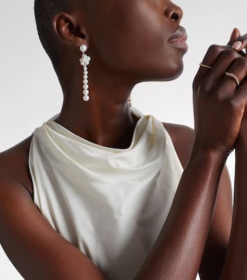Colonna Botticelli 14kt gold drop earrings with pearls | Sophie Bille Brahe
