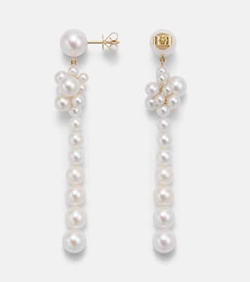 Colonna Botticelli 14kt gold drop earrings with pearls | Sophie Bille Brahe
