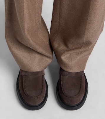 Loafer-Pumps aus Veloursleder | Tod's