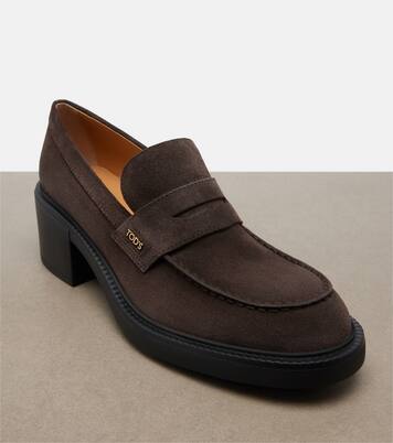Loafer-Pumps aus Veloursleder | Tod's