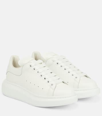 Oversized leather sneakers | McQueen