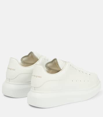 Oversized leather sneakers | McQueen