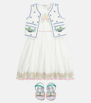 Gilet en coton à fleurs | Stella McCartney Kids
