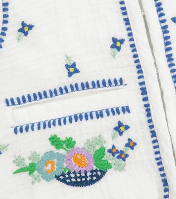 Gilet en coton à fleurs | Stella McCartney Kids