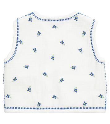 Gilet en coton à fleurs | Stella McCartney Kids