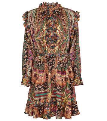 Robe en laine et soie à motif cachemire | Etro