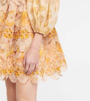 Robe Tempo en lin et soie | Zimmermann