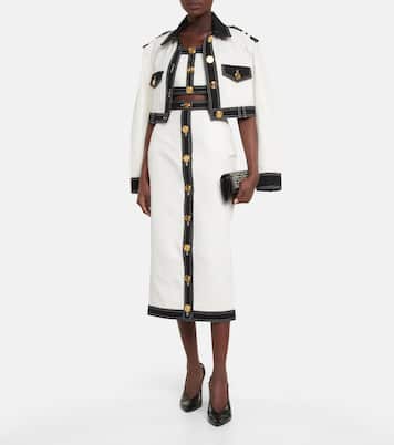 Cropped-Jeansjacke | Balmain