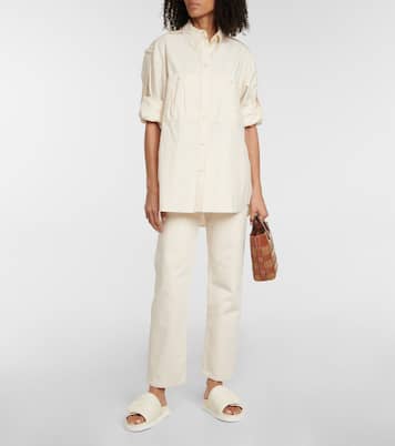 Pantoletten Gia 3 aus Leder | Gia Borghini