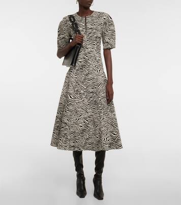 Robe midi en jacquard | Proenza Schouler