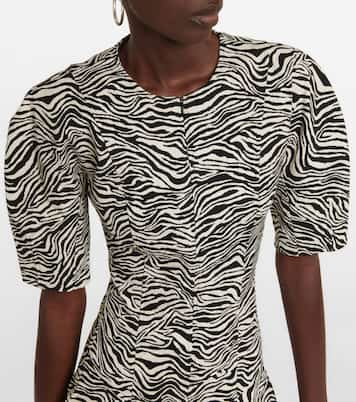 Robe midi en jacquard | Proenza Schouler